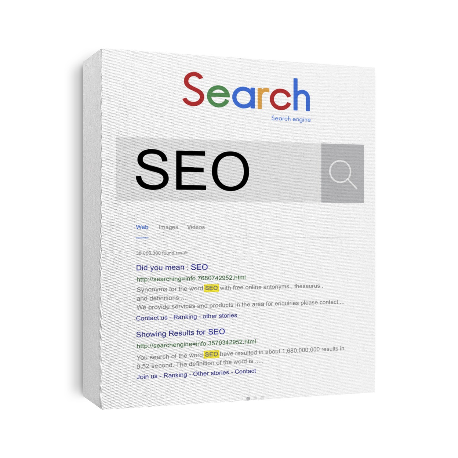 SEO Search Engine Optimization Business Marketing Concept