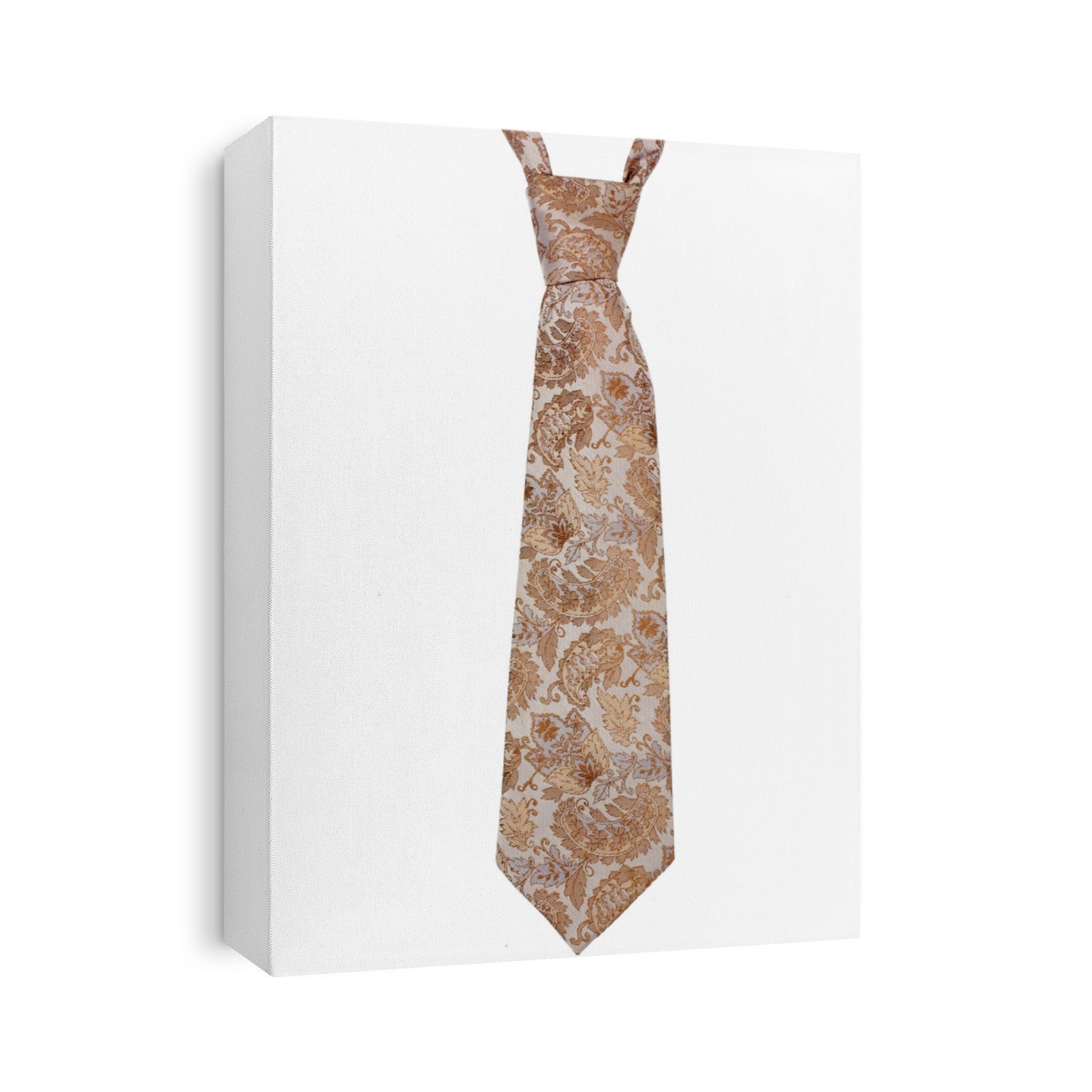 Luxury man's tie isolated on white background